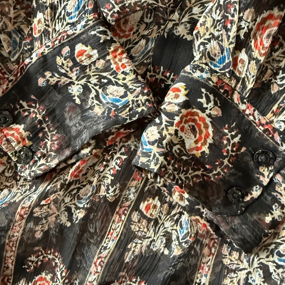 Isabel Marant Etoile silk blouse Anastasia Steele 50 Shades Darker - Picture 5 of 5